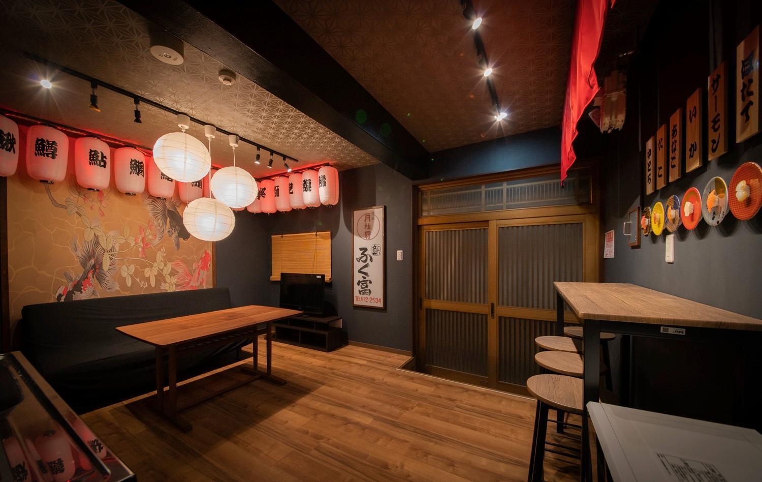 Fukufuku Sushi-Themed Guesthouse كيوتو المظهر الخارجي الصورة